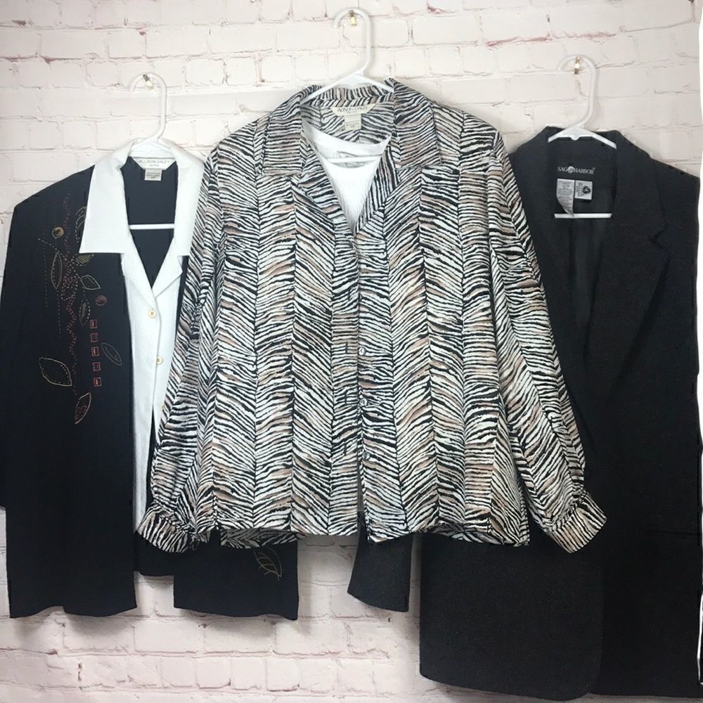 12P- Allison Daley 4Pc. Set career jackets…